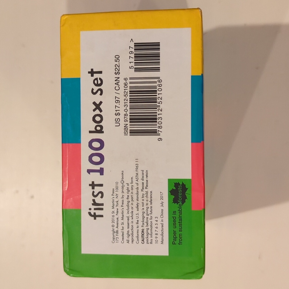 First 100 Box Set Learning Board Book Set - Picture 3 of 4